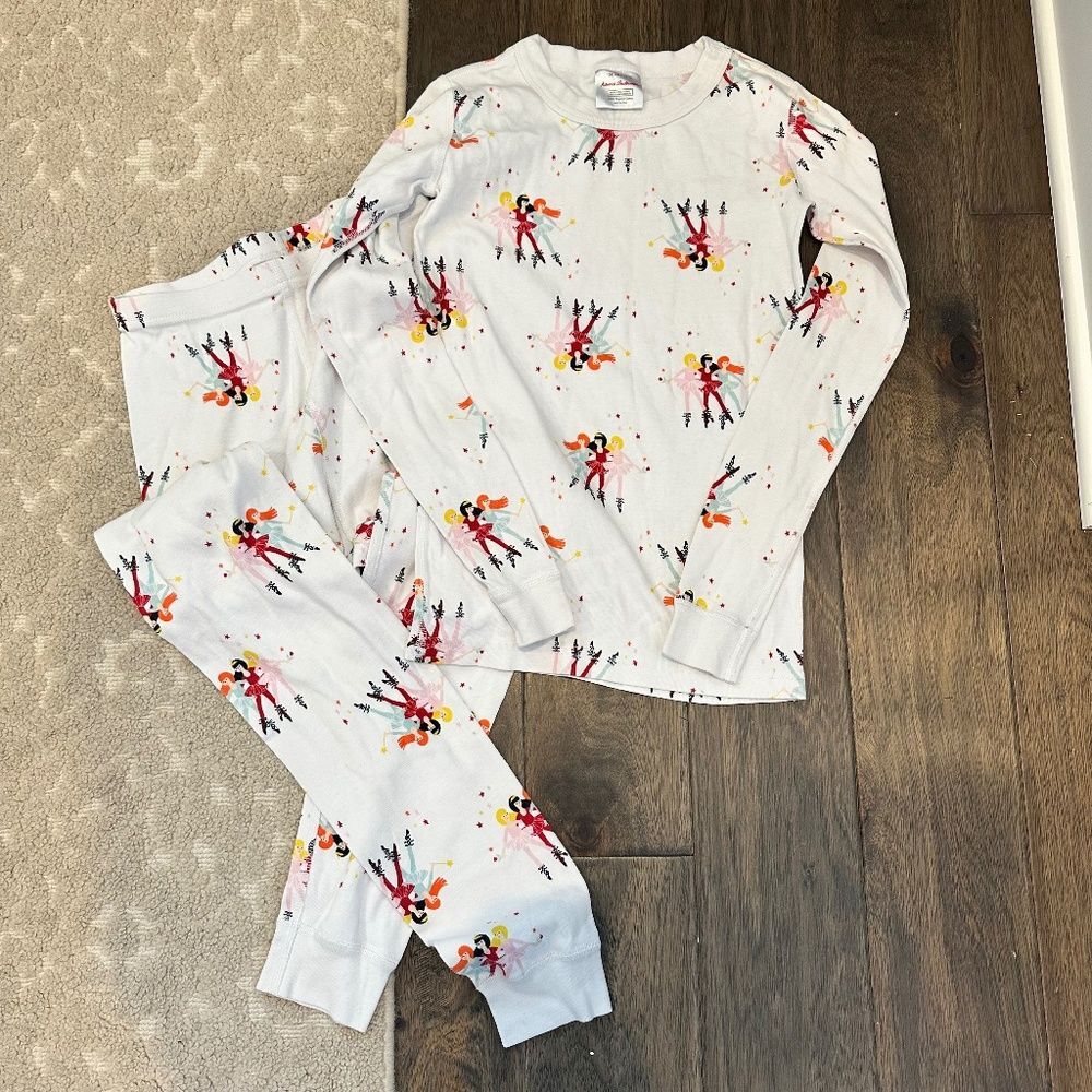 Girl’s Hanna Andersson Organic Cotton Pajamas Size 12